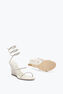 CLEO SILVER WEDGE SANDAL 80