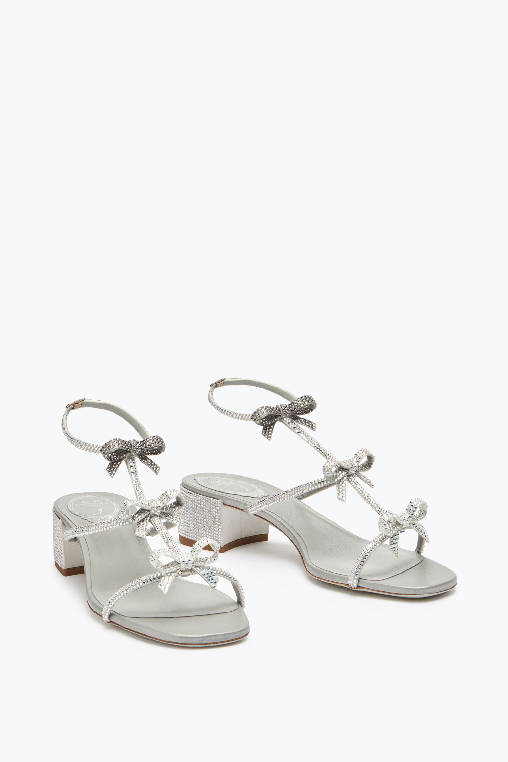 高速 割引 2024 東日本 Jeweled Caterina Silver Sandal 35 | Rene Caovilla® 靴