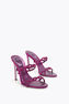 BRAID PORPORA SATIN/RUBY STRASS SANDAL