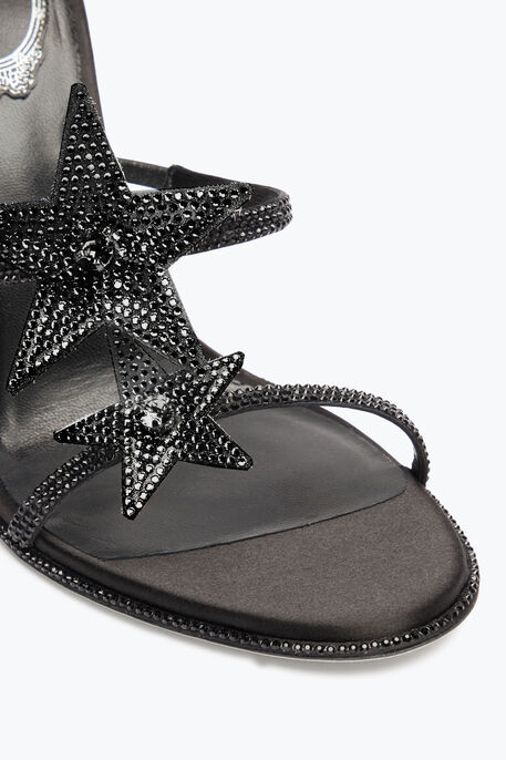 CLEO STAR BLACK SANDAL 105