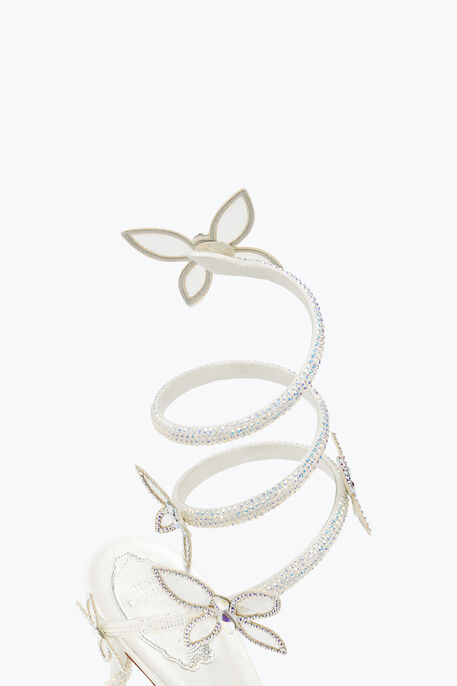 Margot white sandal with butterflies 80