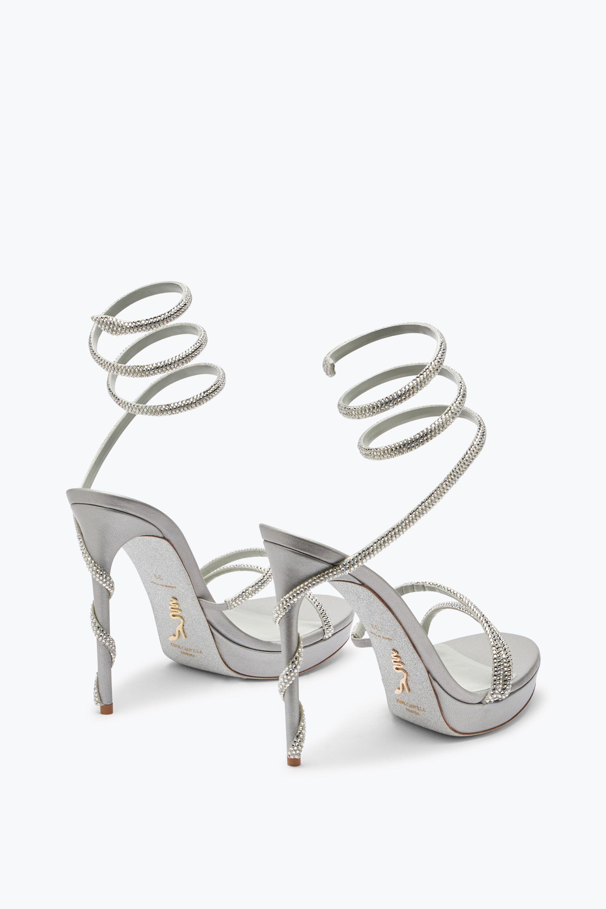 Jeweled platform heels Designer luxury shoes Caovilla