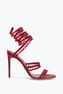CHANDELIER BURGUNDY SANDAL 105