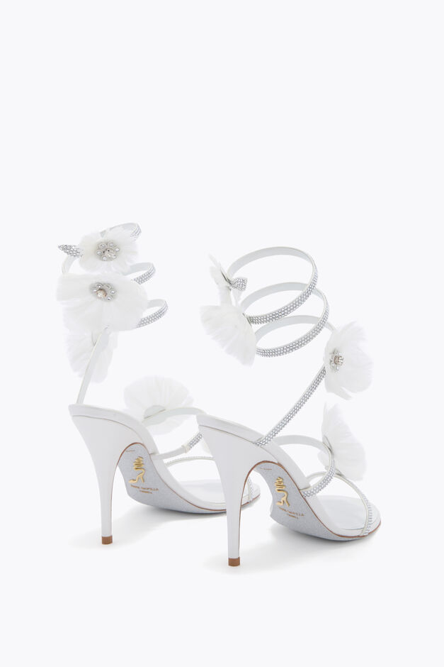 JOLENE WHITE SANDAL 100