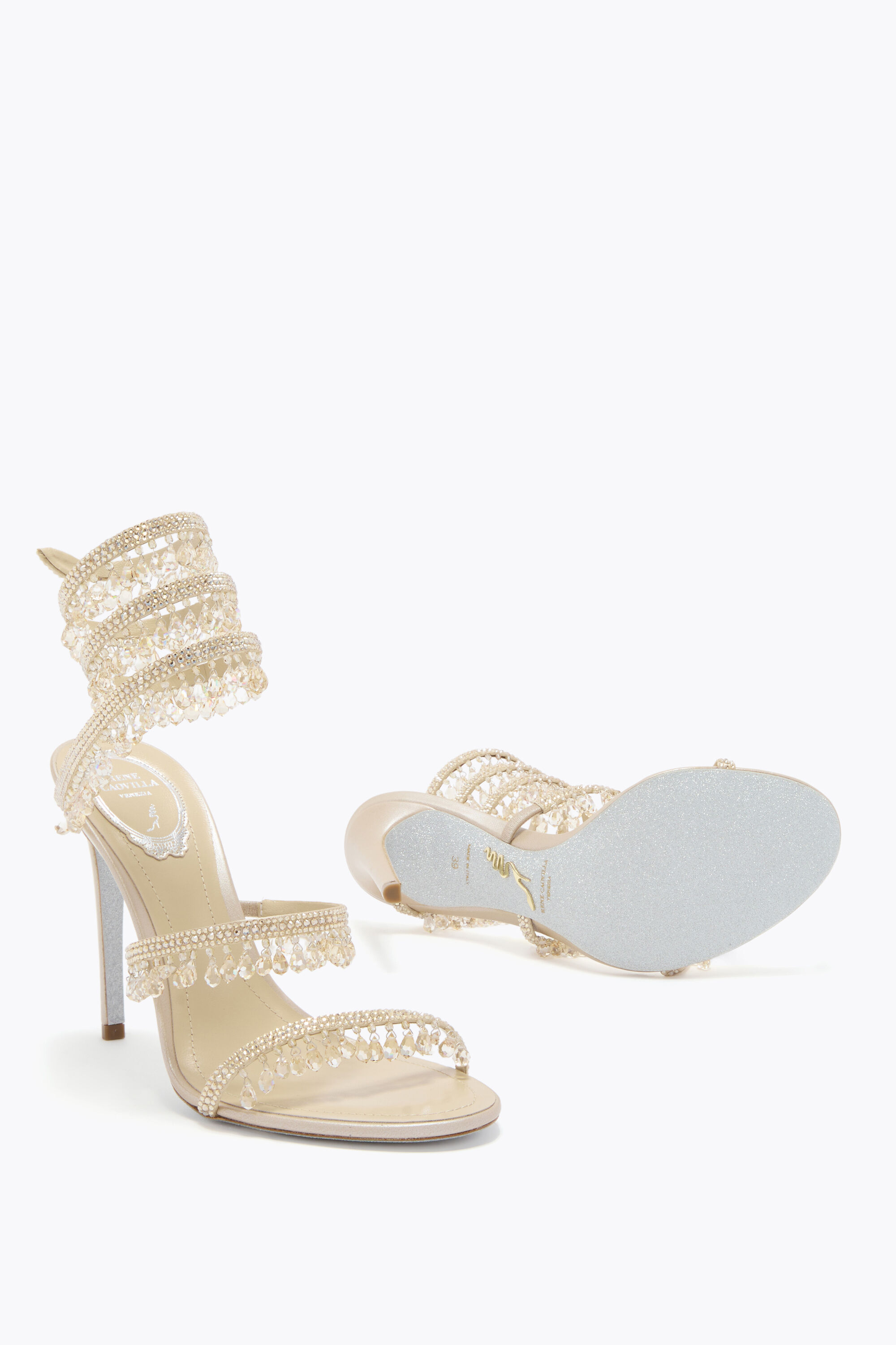 ✨RENE CAOVILLA✨サンダルハイヒール　 MF65 Jeweled shoes: sandals, pumps, flats and more | Caovilla®