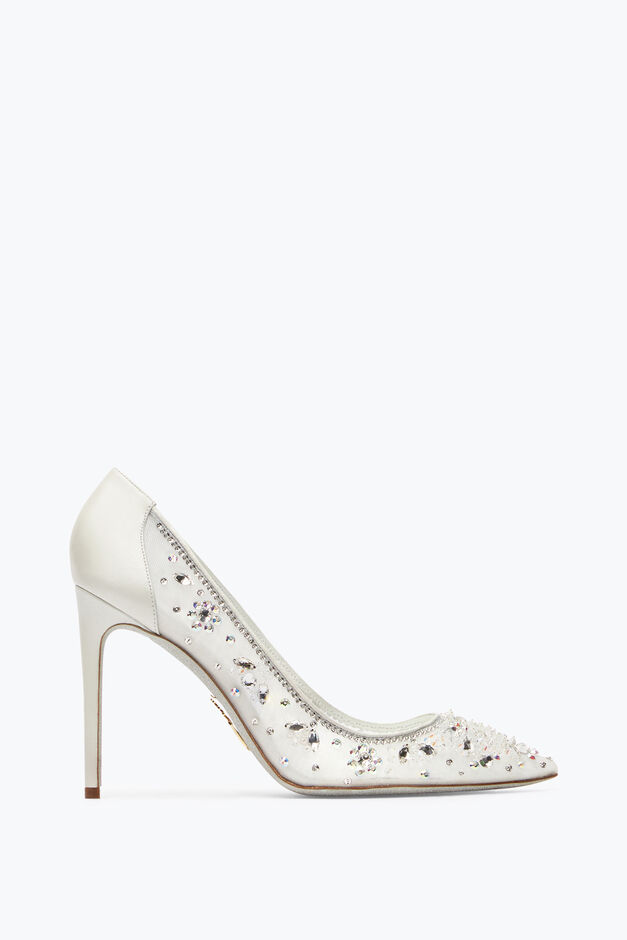 Cinderella White Pump 105 Cinderella White Pump 105