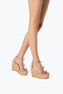 CATERINA POWDER PINK WEDGE SANDAL 120