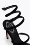 CLEO BLACK VELVET SANDAL