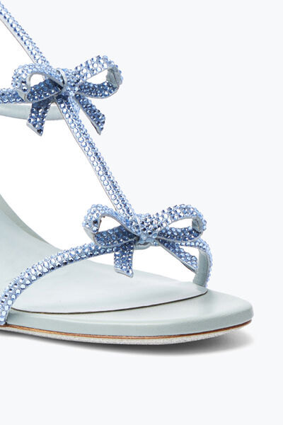 Jeweled Caterina Crystal Powder Blue Sandal 80 | Rene Caovilla® display picture 3