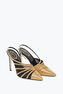 Emily Black And Gold Pump 105