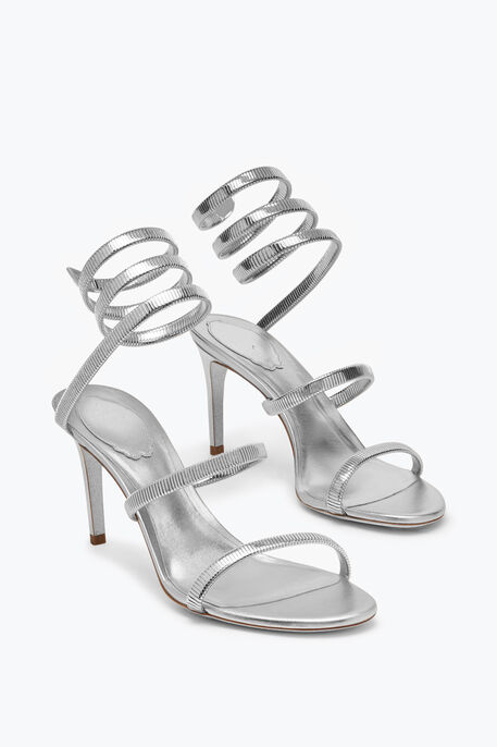 JUNIPER METALLIC SILVER SANDAL 80 JUNIPER METALLIC SILVER SANDAL 80