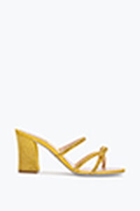 NICOLE YELLOW SLIDER SANDAL 80