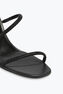 Cleo Block-Heeled Crystal Black Sandal 80