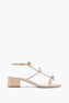 Caterina Crystal Beige Sandal 35