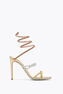 BRAID CLEO GOLD SATIN/AURUM-ROSE GOLD MULTI ST SANDAL