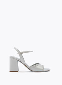 MARGHERITA PEARL GREY SANDAL 80