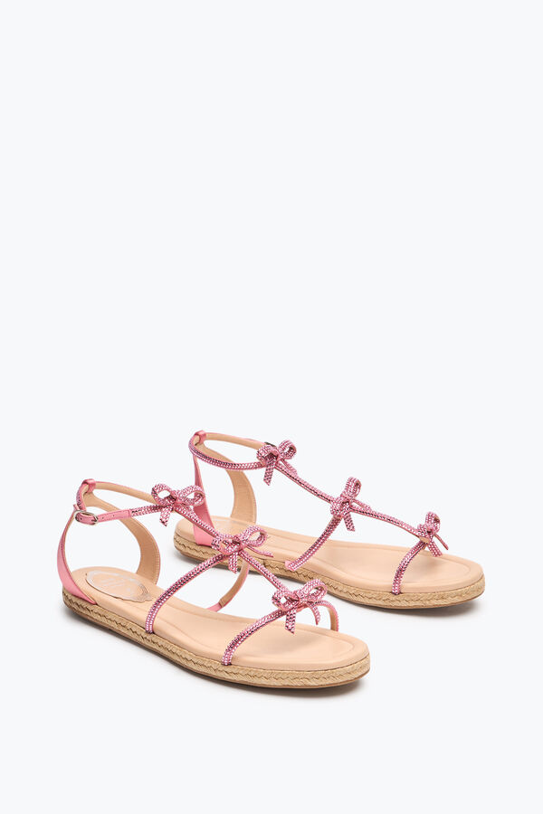 CATERINA CANDY PINK FLATFORM SANDAL 10