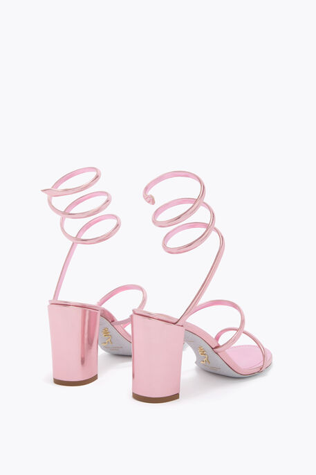CLEO METALLIC PINK SANDAL 80