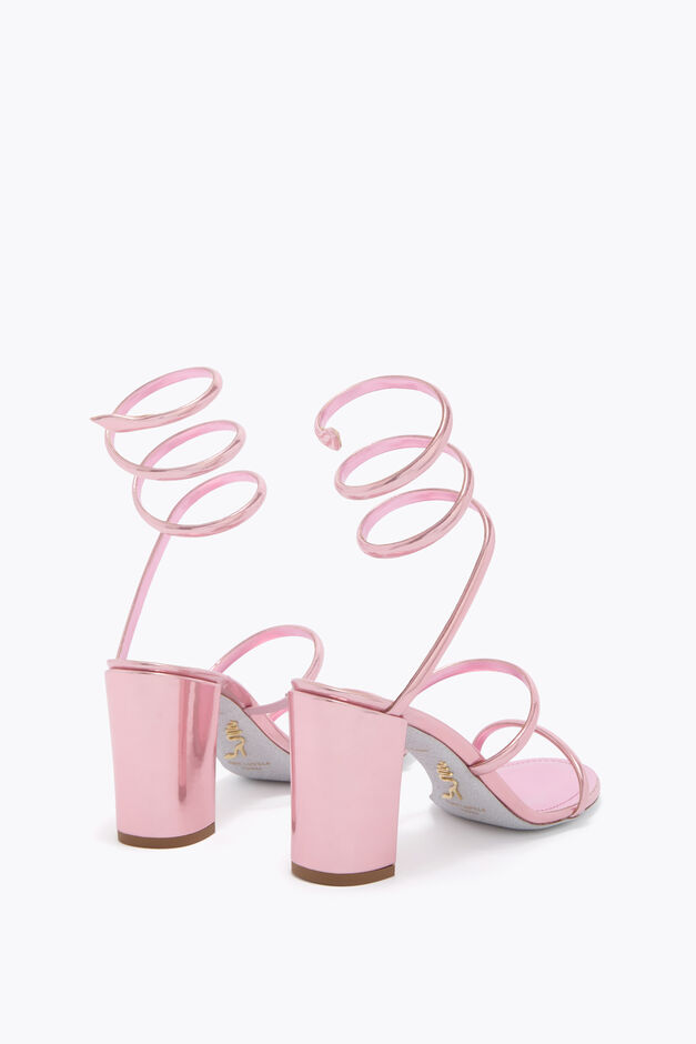 CLEO METALLIC PINK SANDAL 80