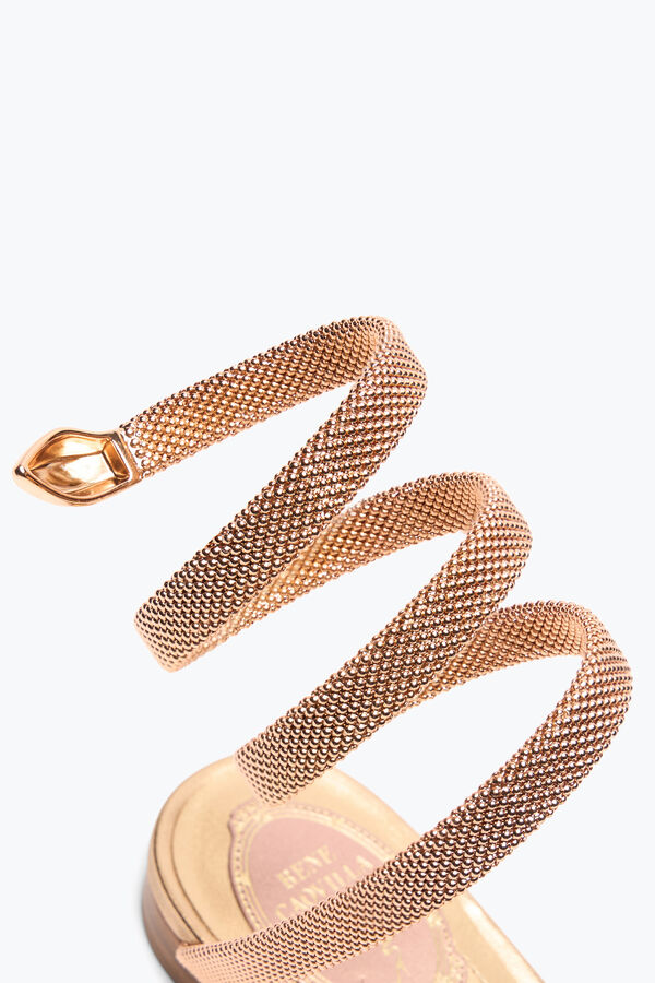 TRIGOLD CLEO THREE-TONED FLAT SANDAL 10