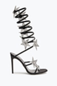 SUPER CLEO STAR BLACK & SILVER SANDAL 105