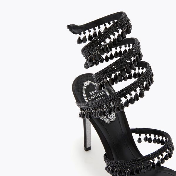 CHANDELIER BLACK SANDAL 105