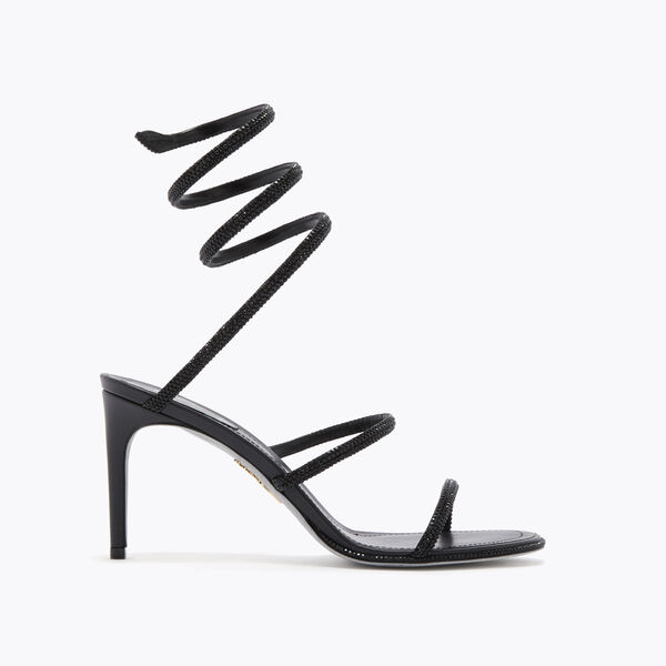 CLEO BLACK SANDAL 80