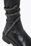 CLEO CUISSARD BLACK LAMB/JET HEMATITE STRASS BOOT