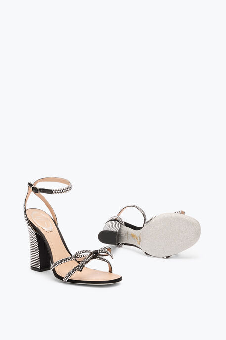 NICOLE BLACK SANDAL 105
