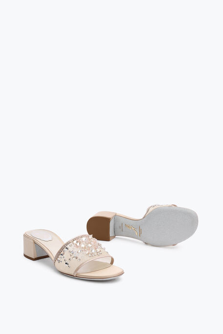 Cinderella Nude Slider Sandal 40