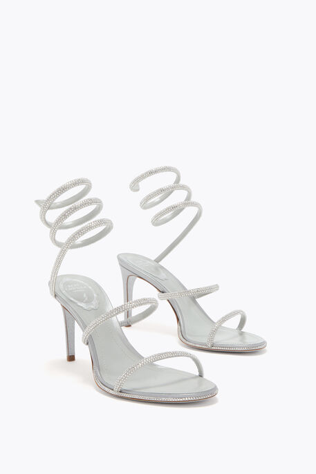 CLEO SILVER SANDAL 80 CLEO SILVER SANDAL 80