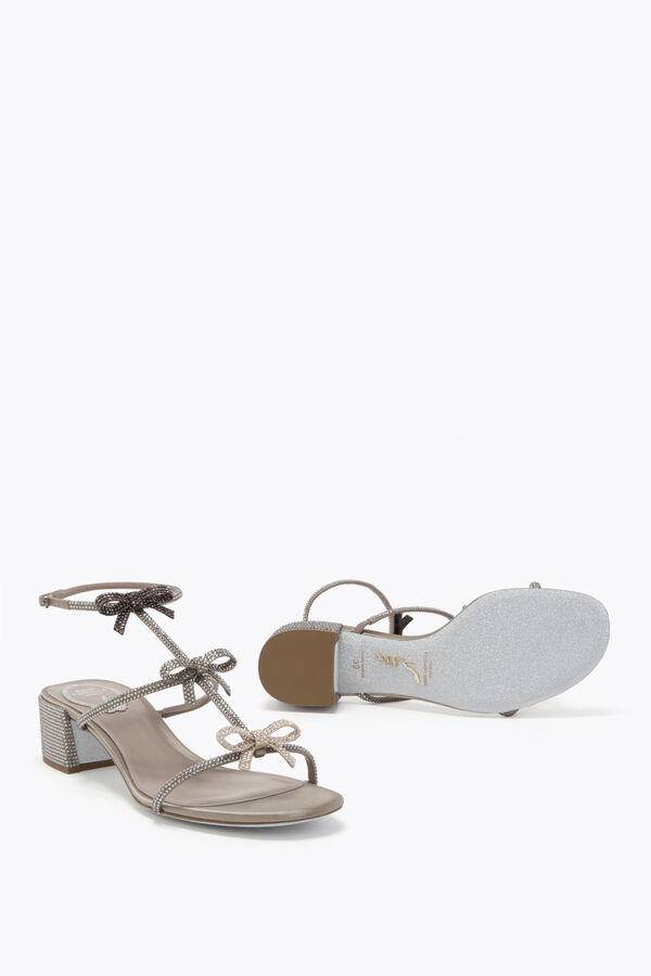 CATHERINA FOG SATIN/BLK DIAMON-G.SHADOW-JET S SANDAL
