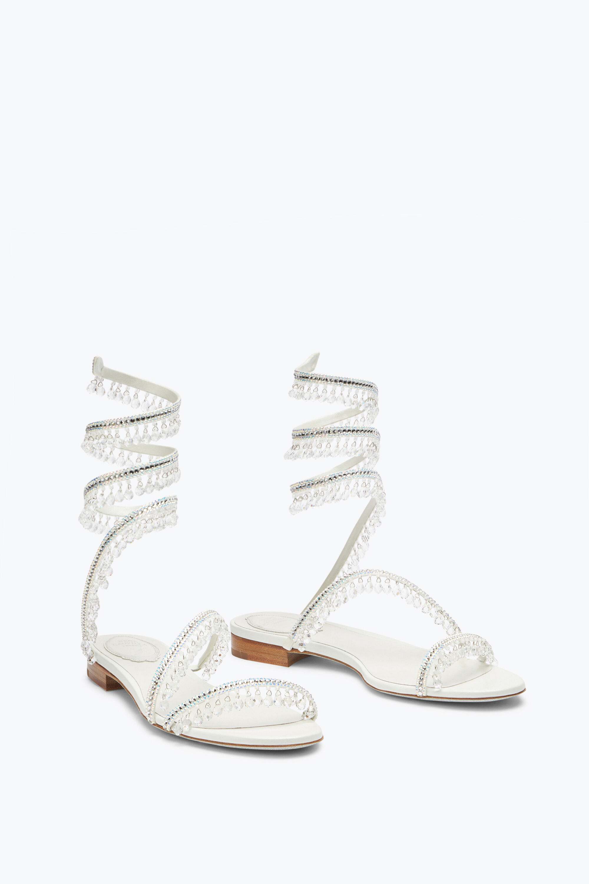 Rene caovilla flat sandals clearance