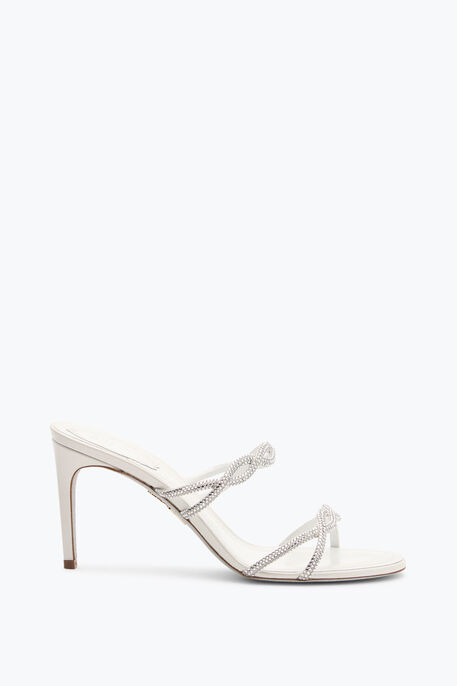 BRAID IVORY SLIDER SANDAL 80 BRAID IVORY SLIDER SANDAL 80