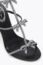 CATERINA BLACK SATIN/CRYSTAL STRASS SANDAL