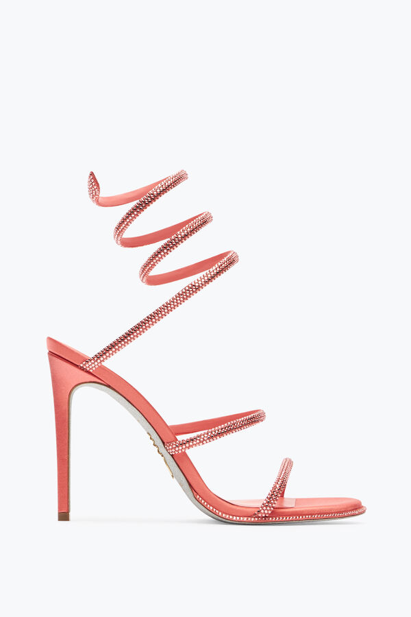 Cleo Peach Sandal With Crystals 105