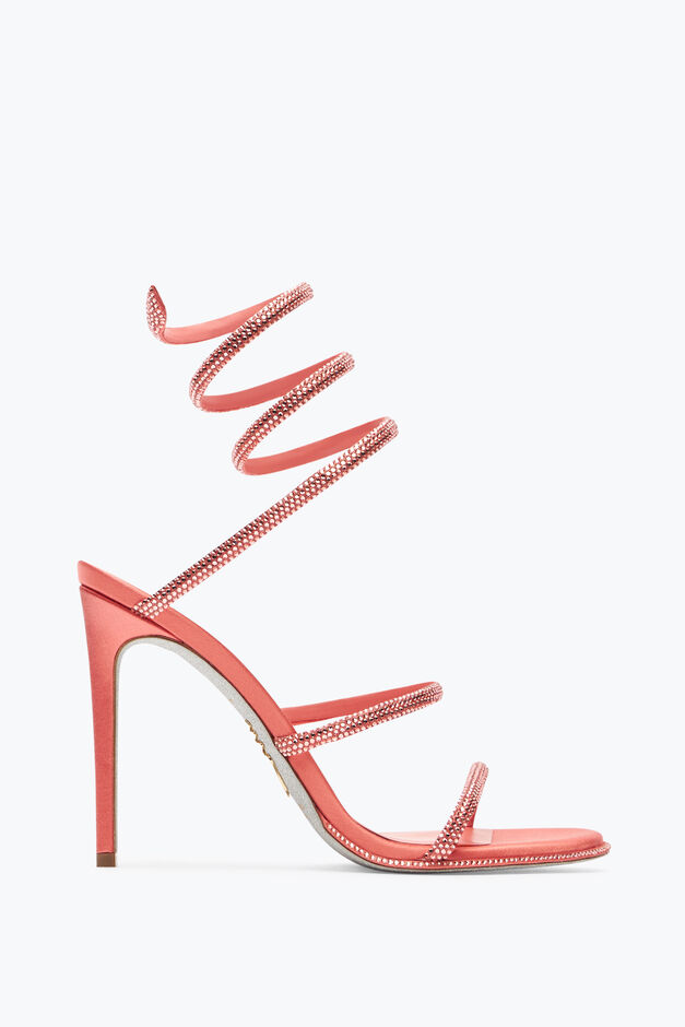 Cleo Peach Sandal With Crystals 105