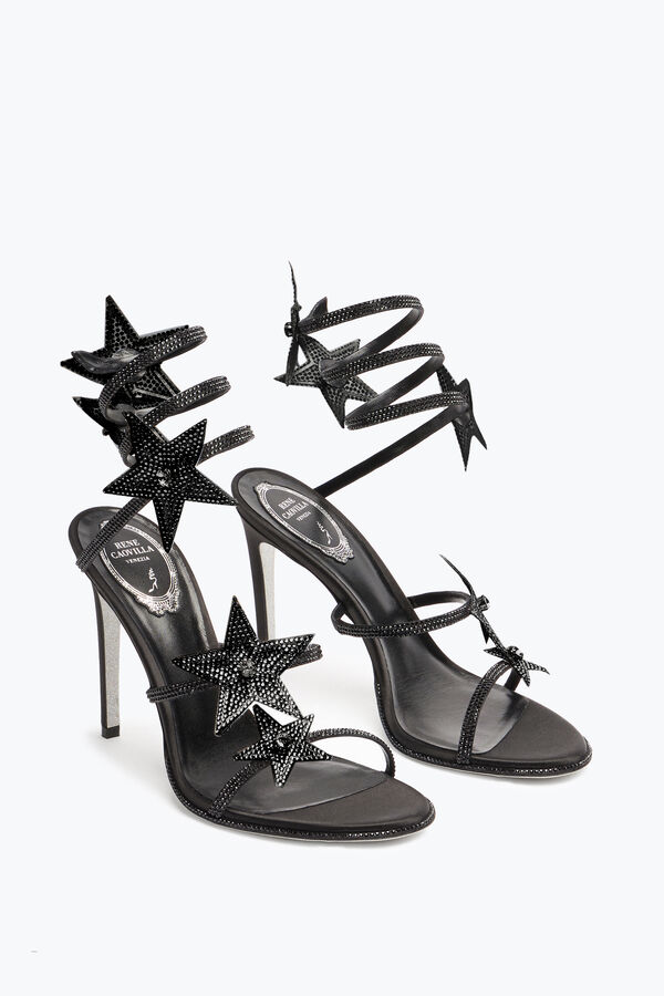 CLEO STAR BLACK SANDAL 105