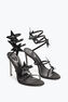 CLEO STAR BLACK SANDAL 105