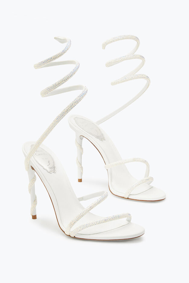 MARGOT SWAROVSKI WHITE SANDAL JEWEL MARGOT SWAROVSKI WHITE SANDAL JEWEL
