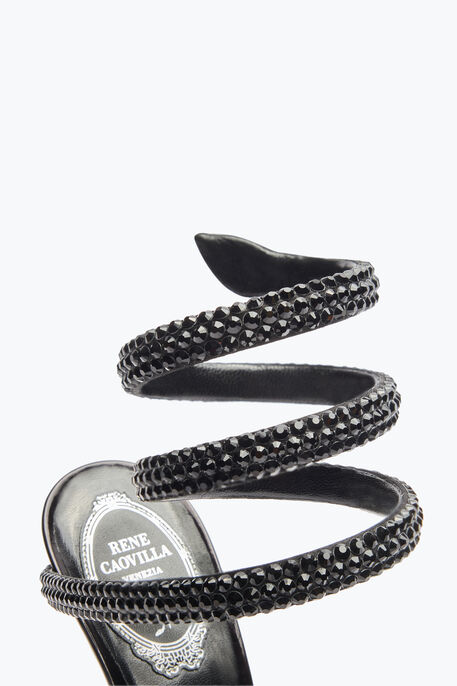 Cleo Black Pump With Crystals 105