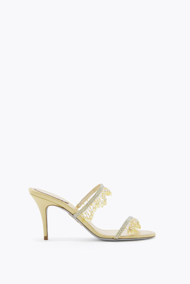 JAHANARA BUTTER YELLOW MULE 80