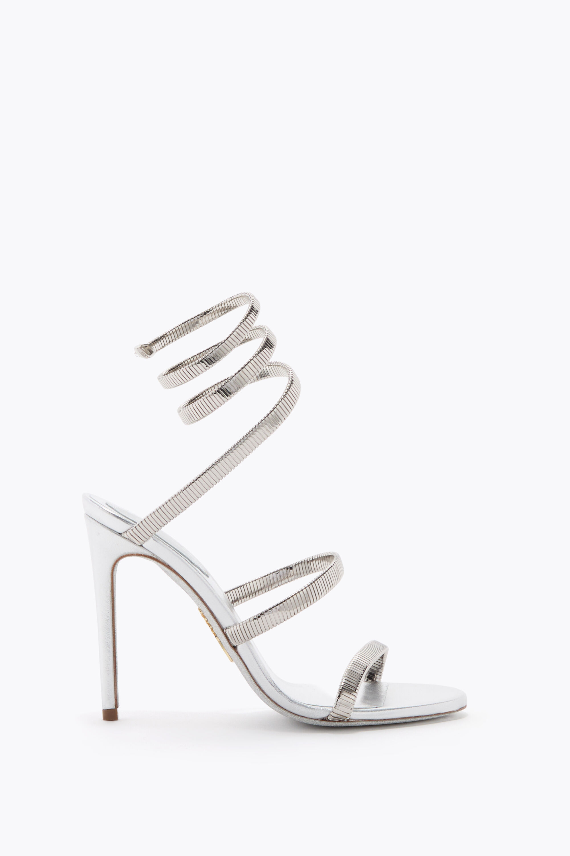 Jeweled Juniper Metal Silver Sandal 105 | Rene Caovilla®