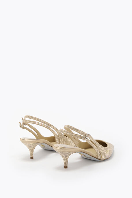 OLIVIA GOLD SLINGBACK 50