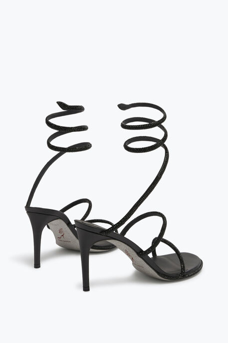 CLEO BLACK SANDAL 80