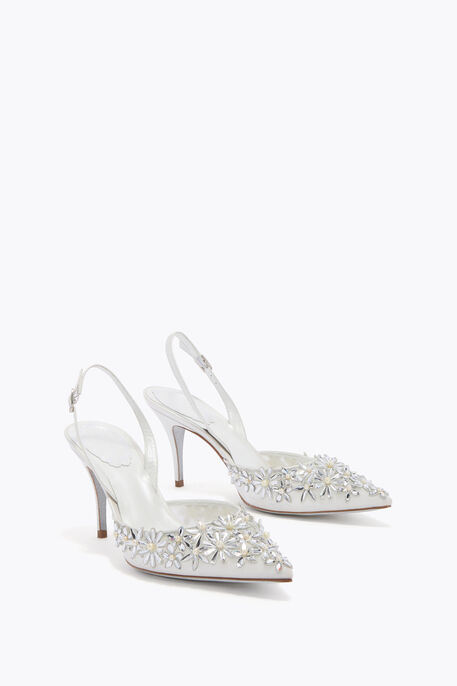 EVA WHITE SLINGBACK 80