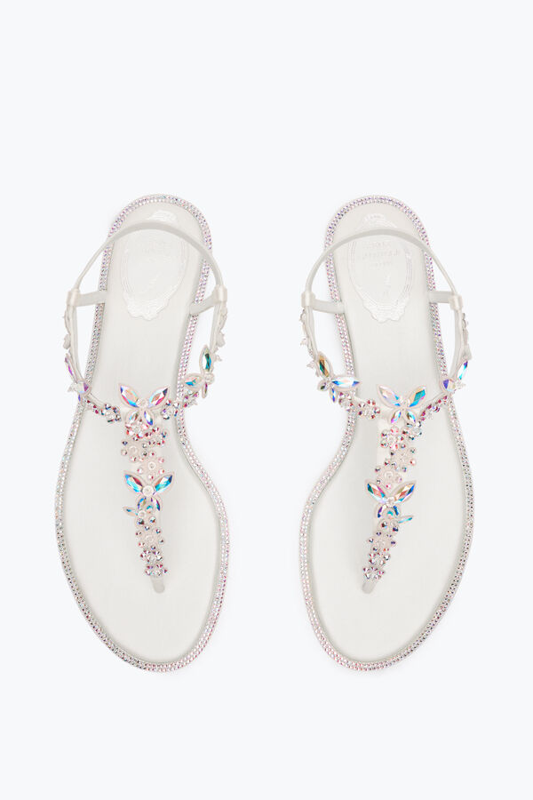 EDEN IVORY THONG SANDAL 10