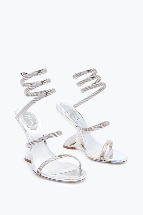 Symphony Mirrored Silver Sandal 105 Symphony Mirrored Silver Sandal 105
