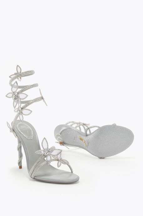 MARGOT METALLIC SILVER SANDAL 105 MARGOT METALLIC SILVER SANDAL 105