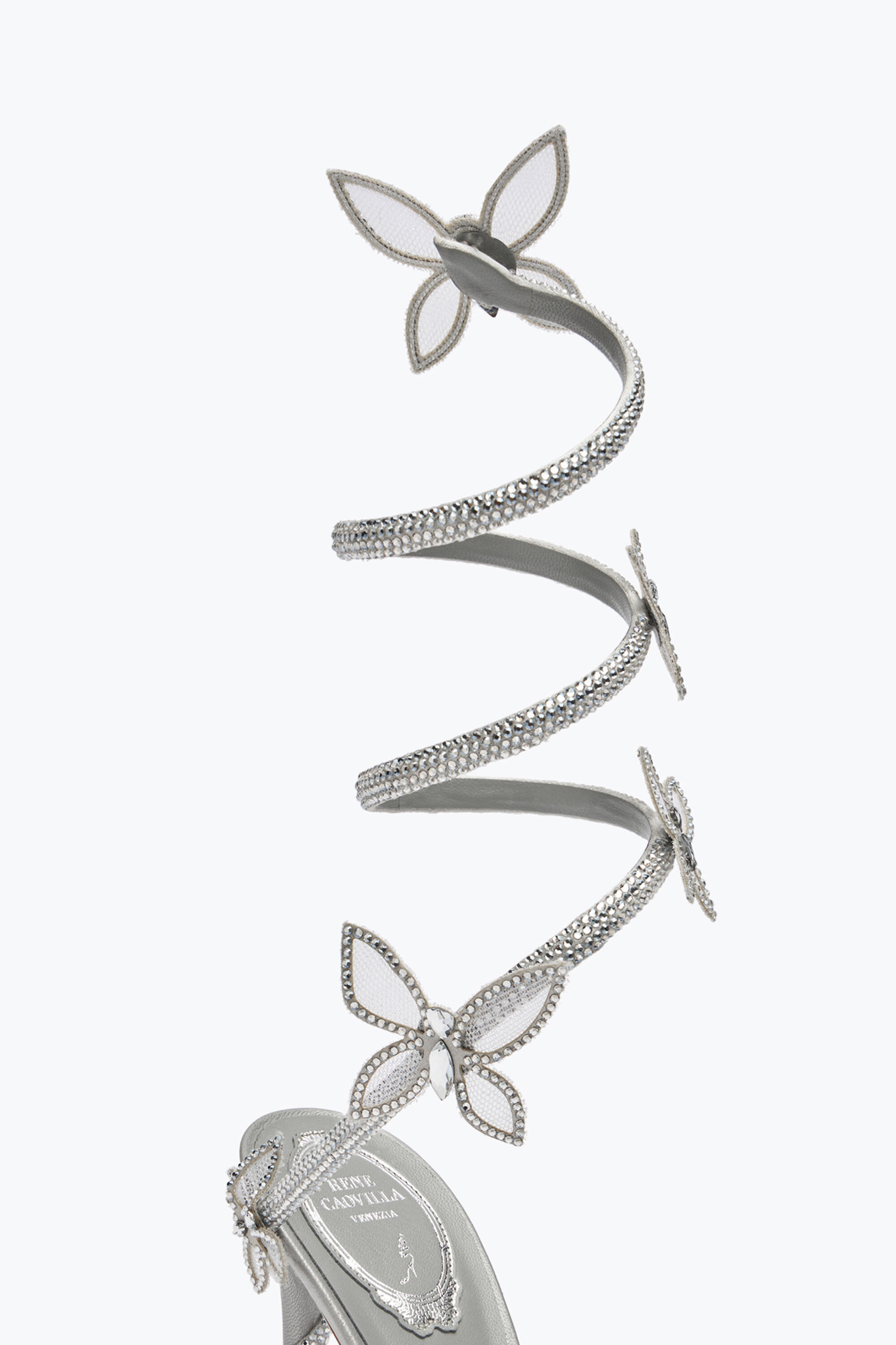 サンダル・ミュール RENE CAOVILLA Women Sandals 397829 C11576 105 R001X318 WHITE Jeweled Elegant White Sandals Cleo | Rene Caovilla®